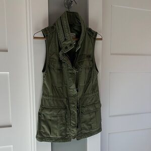 Abercrombie & Fitch Olive Green Vest